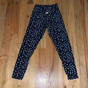 Aerie Criss Cross Cheetah Print Front Leggings